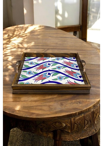 El Yapımı Sunumluk Tepsi ( 20 cm x 25 cm ) fiyatları
