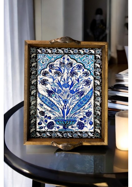 El Yapımı Sunumluk Tepsi ( 20 cm x 25 cm )