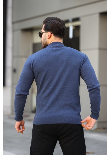 Erkek Yarım Balıkçı Yaka Triko Kazak fırsatları