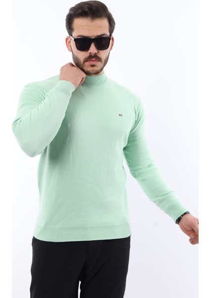 Erkek Yarım Balıkçı Yaka Triko Kazak modelleri