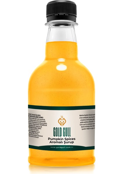 Pumpkin Spices (Baharatlı Bal Kabağı) aromalı Kahve ve Meyve Şurubu 300 ml