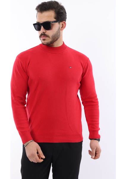 Erkek Yarım Balıkçı Yaka Triko Kazak modelleri