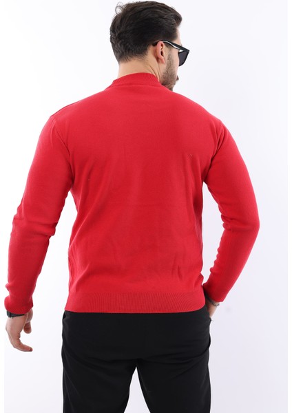 Erkek Yarım Balıkçı Yaka Triko Kazak fırsatları