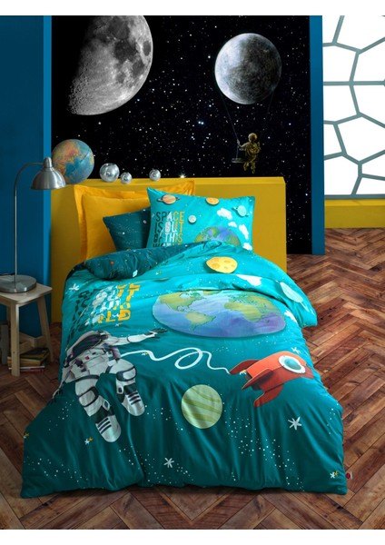 Junior Tek Kişilik Little Astronaut Turkuaz