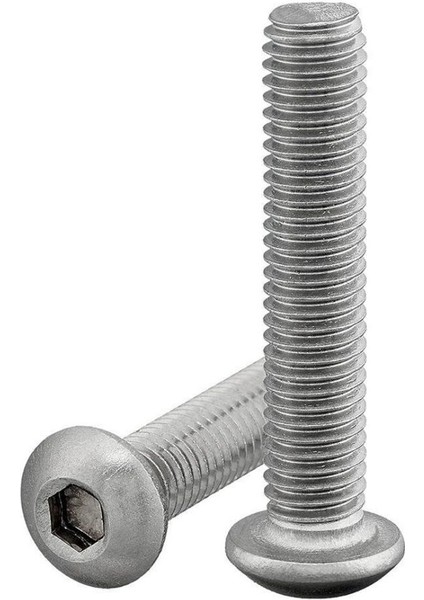 Bombe Başlı İmbus Civata Din 7380 M4 x 10 mm 50 Adet
