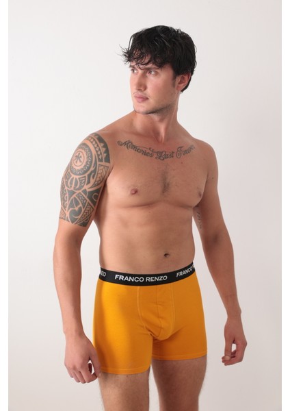 Erkek 3'lı Lüx Kutulu Pamuklu ve Likralı Boxer fırsatları