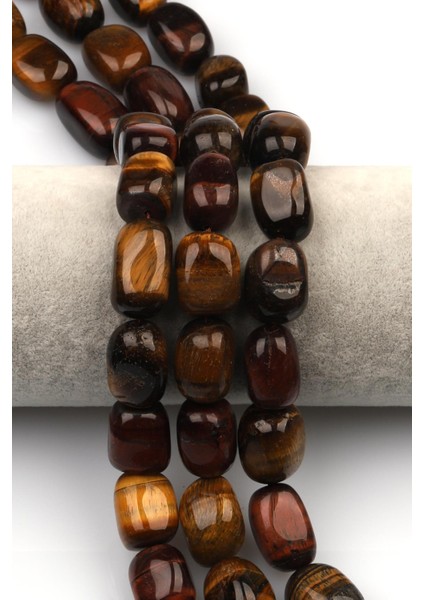 Kaplan Gözü Doğal Taş Dizi 13 x 17 mm Şekilsiz Kesim