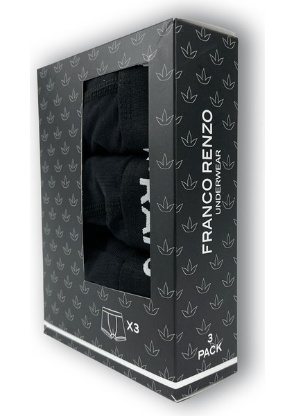 Erkek 3'lı Lüx Kutulu Pamuklu ve Likralı Boxer modelleri