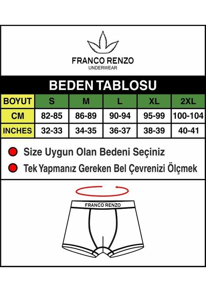 Erkek 3'lı Lüx Kutulu Pamuklu ve Likralı Boxer