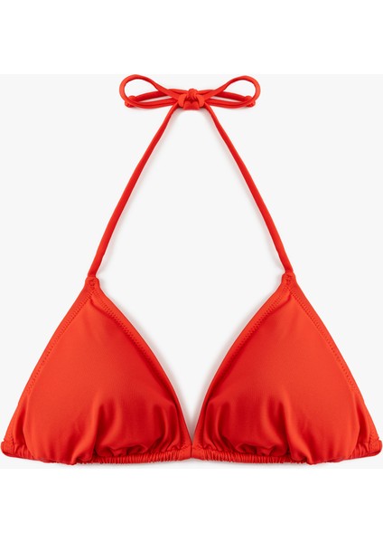 Astarlı Pedli Ipli Üçgen Bikini Üstü
