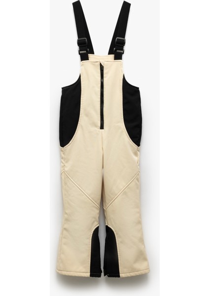 Oversize Ayarlanabilir Askılı Fermuar Detaylı Kayak Tulumu