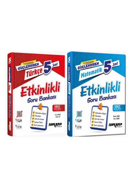 5. Sınıf Türkçe - Matematik Güçlendiren Etkinlikli Soru Bankası