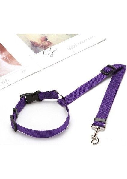 Tiveez Store Naylon Kurşun Tasma Arka Koltuk Ayarlanabilir Köpekler Için Emniyet Kemeri (Yurt Dışından)