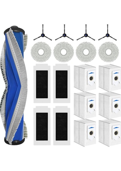 T30S/ T30S Combo Robot Süpürge Ana Yan Fırça Paspas Pedleri Hepa Filtre Toz Torbaları Aksesuarları (Yurt Dışından)
