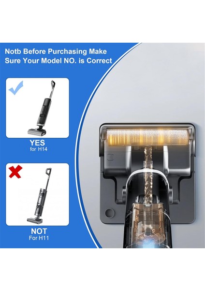 H14 Islak Kuru Elektrikli Süpürge Yedek Aksesuarları Için Silindir Fırça ve Hepa Filtreleri (Yurt Dışından) fırsatları
