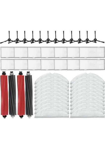 S8 / S8+ Plus Vakum Parçaları Için Ana Silindir Yan Fırça Hepa Filtre Paspas Bezi Yedek Aksesuarlar (Yurt Dışından)