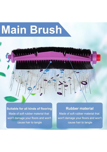 J12 Ultra Robot Süpürge Ana Yan Fırça Hepa Filtre Paspas Bezi Toz Torbaları Yedek Aksesuarlar Parçalar (Yurt Dışından) fiyatları