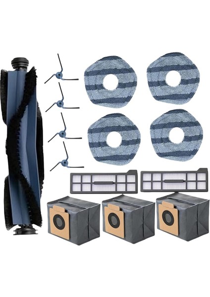 X10 Pro Omni Temizlik Robotu Için Vakum Aksesuarları Paspas Pedleri Toz Torbası (Yurt Dışından)