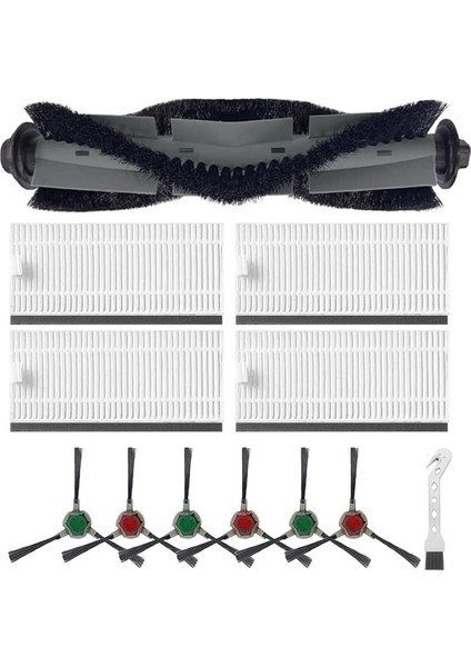 P20 Robot Süpürge Ana Yan Fırça Hepa Filtre Yedek Parça Aksesuarları (Yurt Dışından)