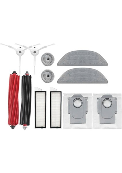 S8 Maxv Ultra G20S Robot Ana Yan Fırça Hepa Filtre Mop Vakum Temizleyici Yedek Parça Aksesuarları Için Yedek (Yurt Dışından)