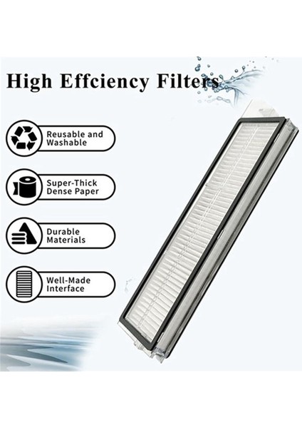 S8 Maxv Ultra G20S Robot Ana Yan Fırça Hepa Filtre Mop Vakum Temizleyici Yedek Parça Aksesuarları Için Yedek (Yurt Dışından) indirimleri