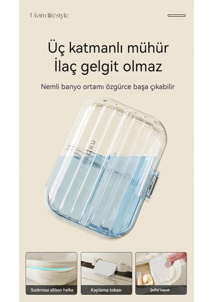 Taşınabilir Ilaç Dağıtım Kutusu - Haftanın Yedi Günü Taşınan Bir Tablet Ilaç Kutusu (Yurt Dışından)