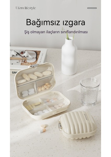 Taşınabilir Ilaç Dağıtım Kutusu - Haftanın Yedi Günü Taşınan Bir Tablet Ilaç Kutusu (Yurt Dışından)