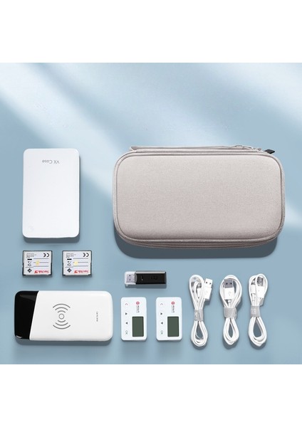 Su Geçirmez Taşınabilir Veri Kablosu Debriyaj Çantası - Çift Katmanlı Saklama Çantası - Taşınabilir Kulaklık Dijital Güç Bankası Saklama Çantası (Yurt Dışından) fiyatları