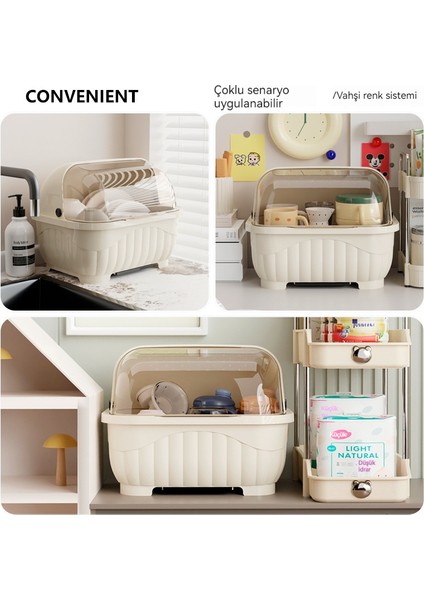 Basit Boşaltma Bardak Tutucu Dolap - Su Bardağı Çay Fincanı Masa Saklama Kasesi Rafı (Yurt Dışından) fırsatları