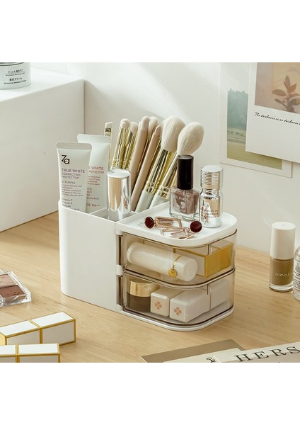 Üst Düzey Basit Saklama Kutusu - Çok Fonksiyonlu Yatak Odası - Cilt Bakımı Sınıflandırma Rafı (Yurt Dışından) fiyatları