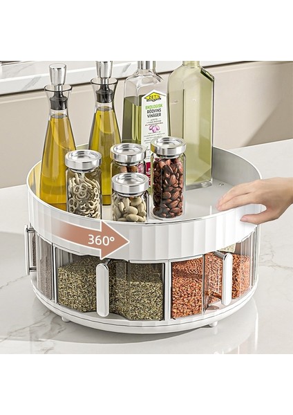 Mutfak Baharat Kutusu - Dönebilen Baharat Rafları (Yurt Dışından) fiyatları