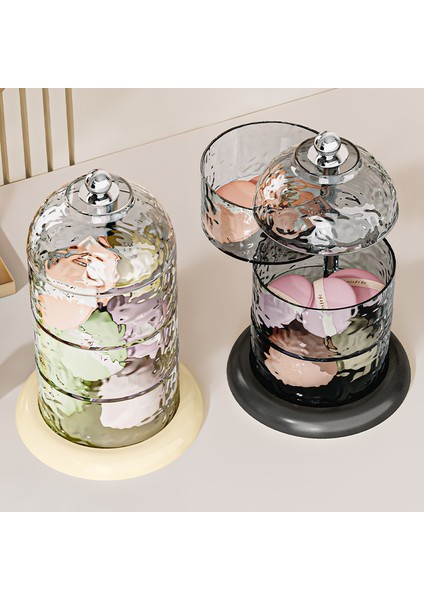 Premium Kozmetik Saklama Kutusu - Toz Geçirmez Masaüstü Saklama Kutusu - Şifonyer Puf Saklama Kutusu - Cilt Bakım Ürün Kutusu (Yurt Dışından) fiyatları