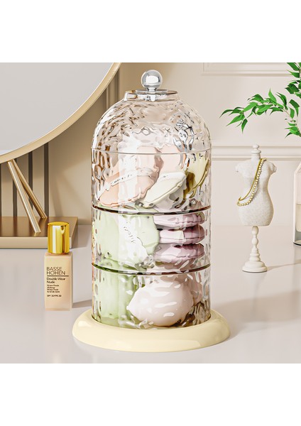 Premium Kozmetik Saklama Kutusu - Toz Geçirmez Masaüstü Saklama Kutusu - Şifonyer Puf Saklama Kutusu - Cilt Bakım Ürün Kutusu (Yurt Dışından) modelleri