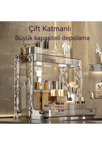 Banyo Rafları - Lavabolar, Çok Fonksiyonlu Kozmetik Depolama Rafları (Yurt Dışından) fırsatları