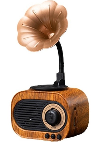 Retro Bluetooth Ses Kablosuz Hoparlör Gramofon (Yurt Dışından)
