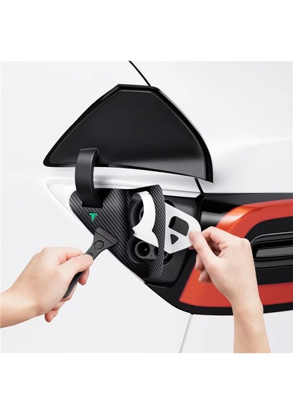 Tesla Model Y & Model 3 Şarj Portu için Koruyucu Film ve Kaplama Seti Carbon TO420-EU - ACP07595