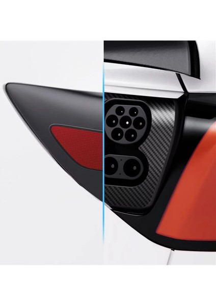 Tesla Model Y & Model 3 Şarj Portu için Koruyucu Film ve Kaplama Seti Carbon TO420-EU - ACP07595