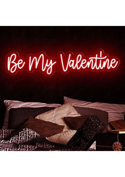 Sevgililer Günü si Be My Valentine Neon LED Işıklı Tablo