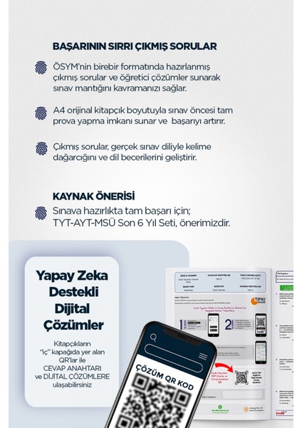 2026 YKS YDT İNGİLİZCE ÖSYM Çıkmış Soru Son 7 Yıl Tıpkı Basım Çözümlü Paket Deneme fırsatları