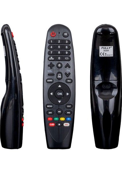 (Ses Komutsuz) Telenova Youtube-Netflıx Tuşlu Lcd-Led Tv Kumanda