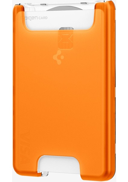 iPhone için MagSafe özellikli 3 Kartlı Manyetik Cüzdan Classic C1 Tangerine - AFA08574