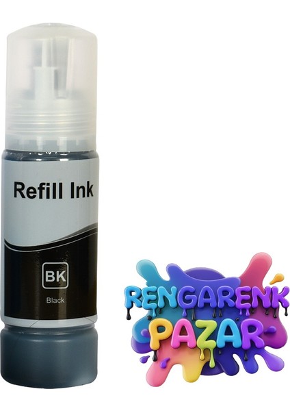103 Mürekkep EPSONL3110/L3111/L3150/L3151/L4150/L6190/L6160/L4160 Kutusuz (Muadil) siyah (black)