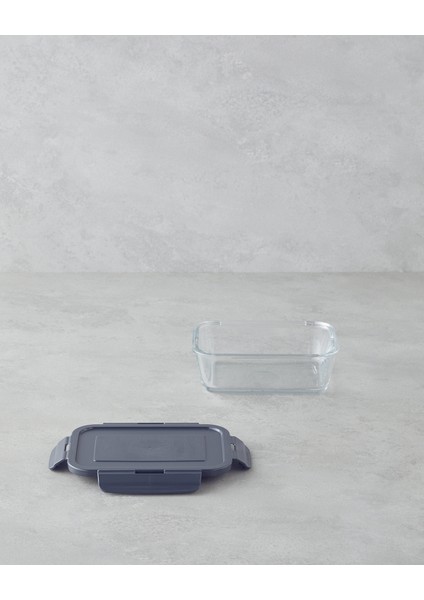 Fresh Ware Cam Saklama Kabı 1200 ml Gri