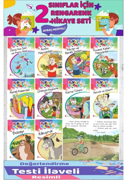 2.sınıf Okumayı Sevdiren 10 Lu Hikaye Seti 9 (32 Sayfa)