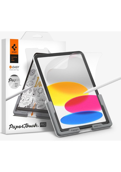 iPad 10.9'' 10.nesil (2022) Defter Kağıt Hissiyatlı Ekran Koruyucu Kolay Kurulum Paper Touch Pro Tray - AFL05537