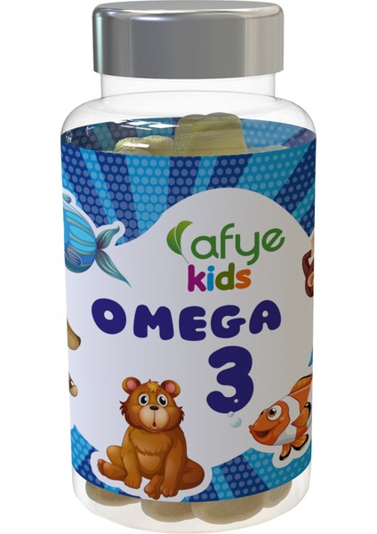 Kids Omega 3 Gummy - 130 gr Kimyasal tatlandırıcı, Sentetik renk verici. Hayvansal jelatin içermez.