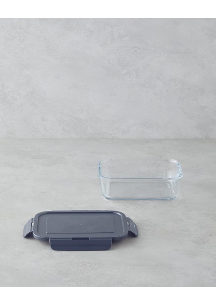 Fresh Ware Cam Saklama Kabı 800 ml Gri