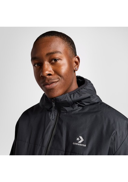 Classic Erkek Kapüşonlu Siyah Ceket fırsatları