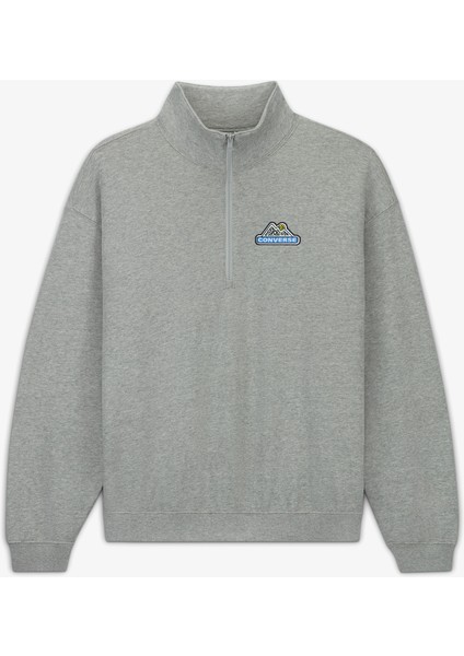 Classic Erkek Gri Sweatshirt
