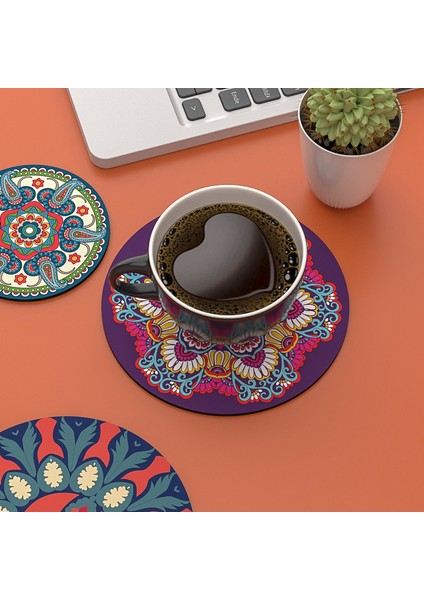 3 Adet 12X12CM Mandala Bardak Altlığı Sehpa Için (Yurt Dışından) fiyatları